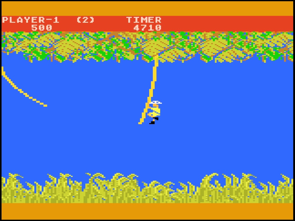 Gameplay of Jungle Hunt for Atari 5200
